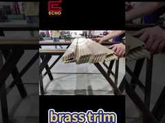 Katı tunç merdiven burunları. Kayma ve ağır iş için. Ahşap / karo merdivenleri için lüks bir yükseltme!