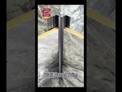 Dekoratif vinil süpürgelik kalıplama duş duvar paneli kaplama 10mm