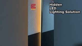 Alüminyum LED Işık Şeridi Profili | Modern İç Tasarım için Doğrusal Aydınlatma Trimi #aluminumtrim