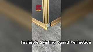 Olması Gereken Minimalist | Alüminyum Gömme Süpürgelik, Görünmez ve Premium
