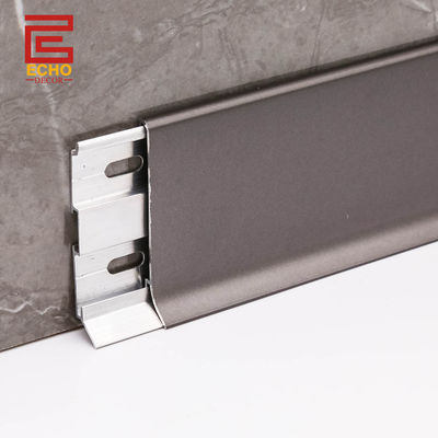 Kalite  Aluminium Skirting Board Profiles Waterproof Skirting Baseboard Covers Fabrika