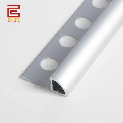 Alüminyum Metal 10mm Tile Edge Trim Duş Banyo için Su geçirmez
