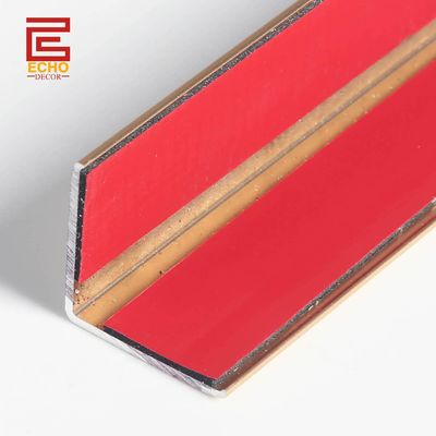 Dış Köşesi Köşesi Kenarlı Plak Metal Duvar Trim Kendine yapışkan Plak Kenarlı Şerit
