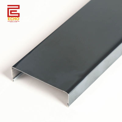 Flat Listello Paslanmaz Çelik Plakası 100mm Geniş Siyah Plakası Kenar Kalıplandırma