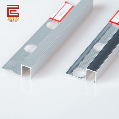 10mm Kare Alüminyum Kiremit Trim Profili Dış Köşe Metal Kiremit Kenar Şeridi