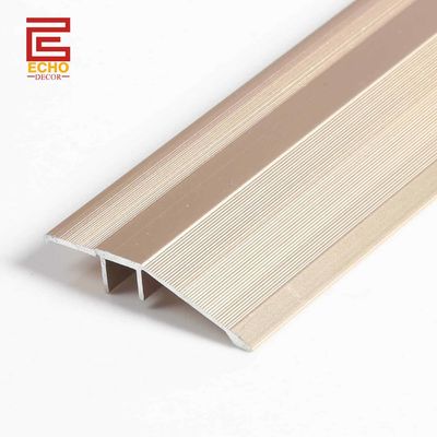 Alüminyum Altın Ramp Reducer Sınır Kapı Bar Yer 1 inç Geçiş şeridi