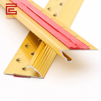 Kendine yapışkan halı ucu trim Altın Metal halı kenarı trim