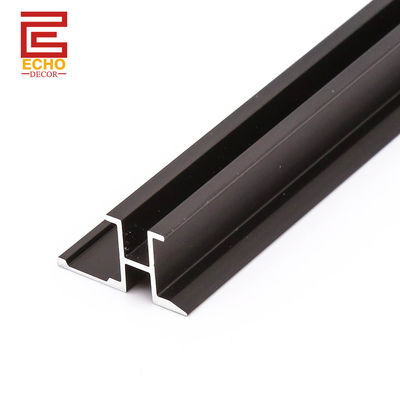 Siyah Duvar Paneli 8mm Alüminyum Banyo Duvar Paneli Kenarlığı