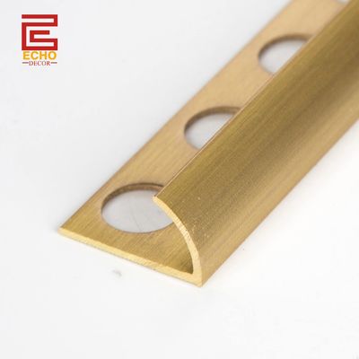 Dekoratif Antika Bakır Profili Fırçalı Bakır Kelepçeler 10mm