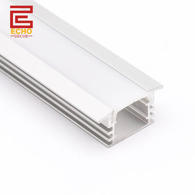 Gümüş 15mm LED Profili Alüminyum LED Çizgi Işık Kanalı Tavan için
