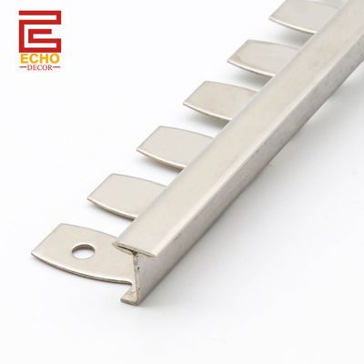 12 mm Siyah Metal Eğilebilir Plak Eşikleri Fırçalı SS Plak Eşikleri