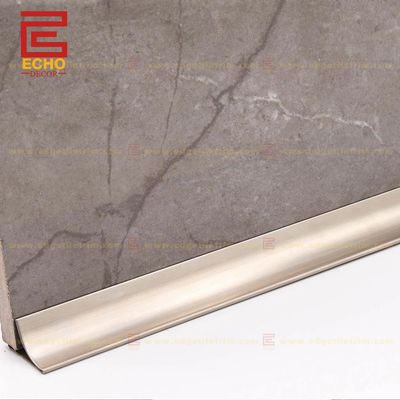 Paslanmaz çelik zemin yarı bullnose süpürgelik tahtası profilleri 120mm