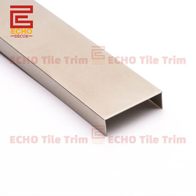 Banyo Gümüş Paslanmaz Çelik Listello Border Edge Tile Trim